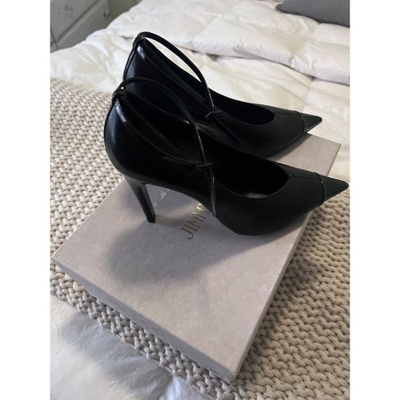 SOLD!!! Jimmy Choo
Cierra Pump 100 - Black Luxe Nappa Leather - Picture 5 of 8